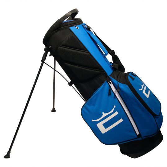Signature Lightweight Stand Bag Black/White/Blue