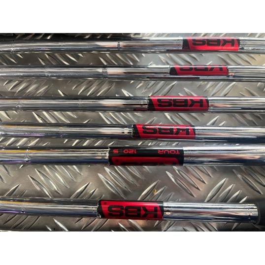 i200 Irons Steel Shafts Right Stiff KBS Tour 4-PW+SW (Used - 2 Star)