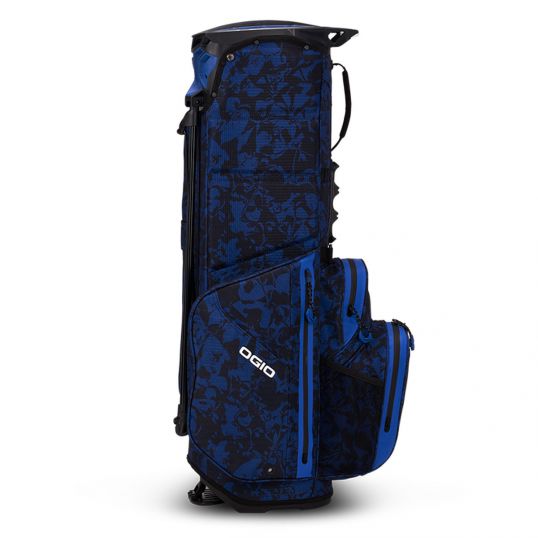 All Elements Hybrid Stand Bag Blue Floral Abstract