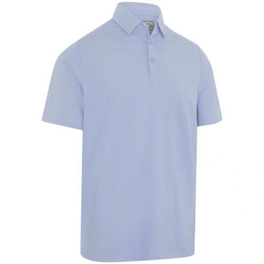 Classic Jacquard Polo Chambray Mens Small Chambray