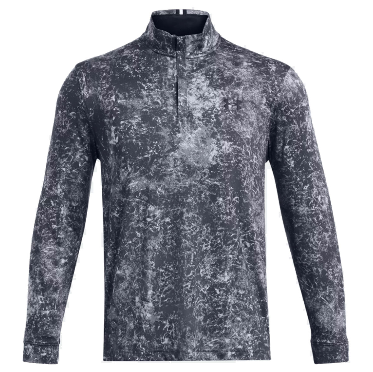 Product Image for Playoff Printed 1/4 Zip Sweater Downpour Grey