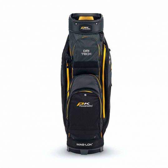 Dri-Tech Cart Bag 2024 Black/Gun Metal/Yellow