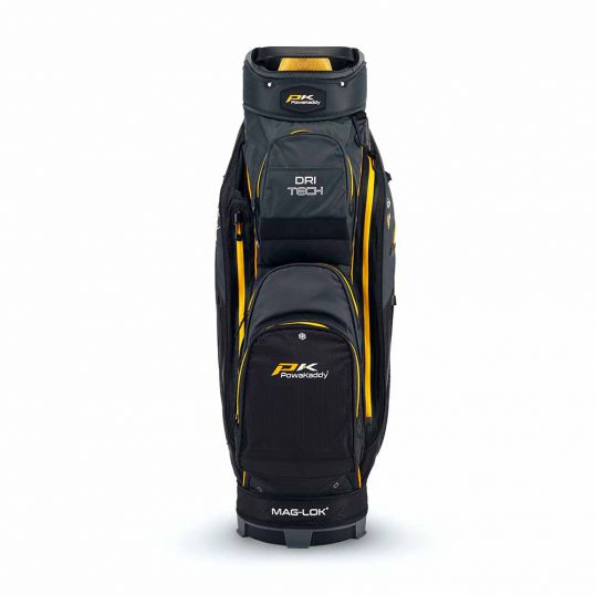 Dri-Tech Cart Bag Black/Gun Metal/Yellow