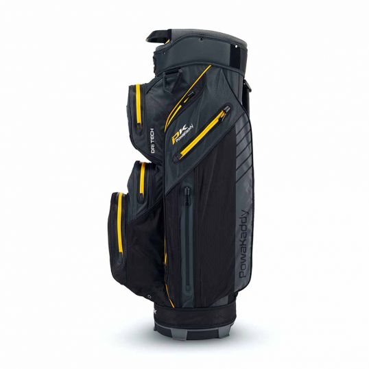 Dri-Tech Cart Bag Black/Gun Metal/Yellow