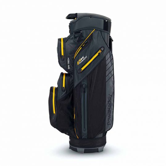 Dri-Tech Cart Bag 2024 Black/Gun Metal/Yellow