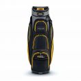 Premium Tech Cart Bag Black/Gun Metal/Yellow