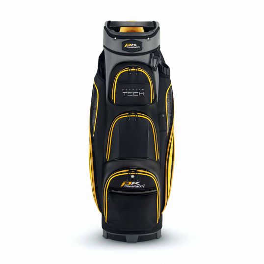 Premium Tech Cart Bag Black/Gun Metal/Yellow