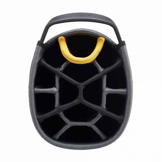 Premium Tech Cart Bag Black/Gun Metal/Yellow