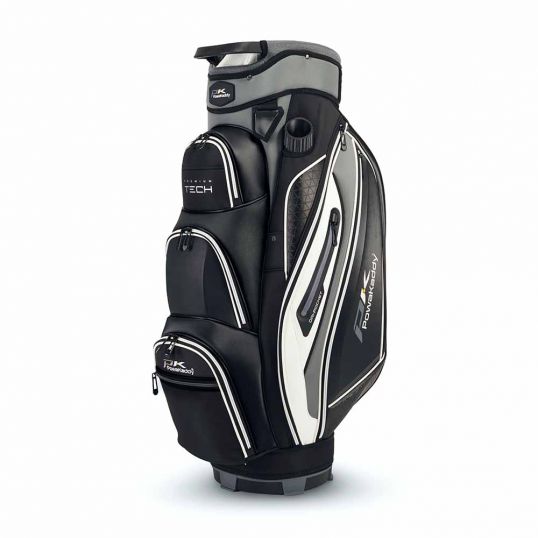 Premium Tech Cart Bag Black/Gun Metal/White