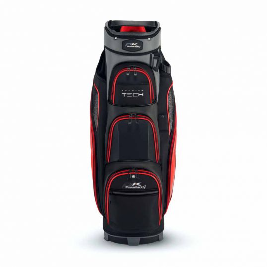 Premium Tech Cart Bag Black/Gun Metal/Red