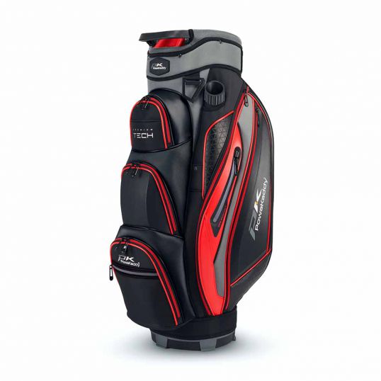 Premium Tech Cart Bag Black/Gun Metal/Red
