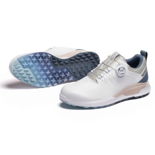 GENEM WG BOA Mens Golf Shoes White/Navy