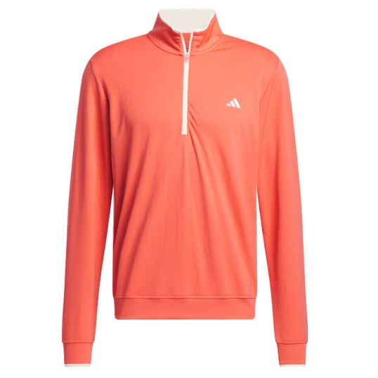 Lightweight Half Zip Sweater Preloved Scarlet