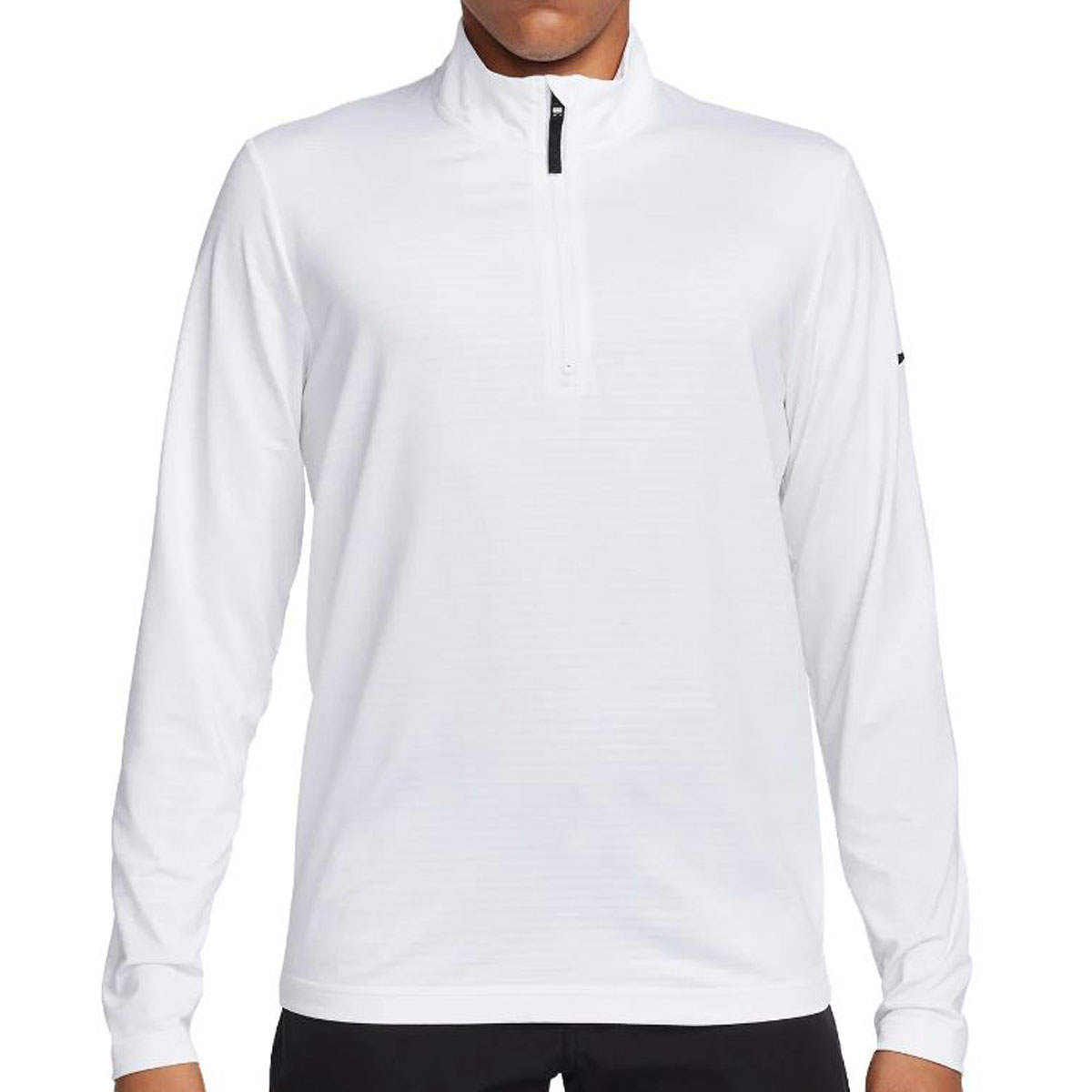 Product Image for Victory Half Zip Top White/Black Mens Medium White/Black