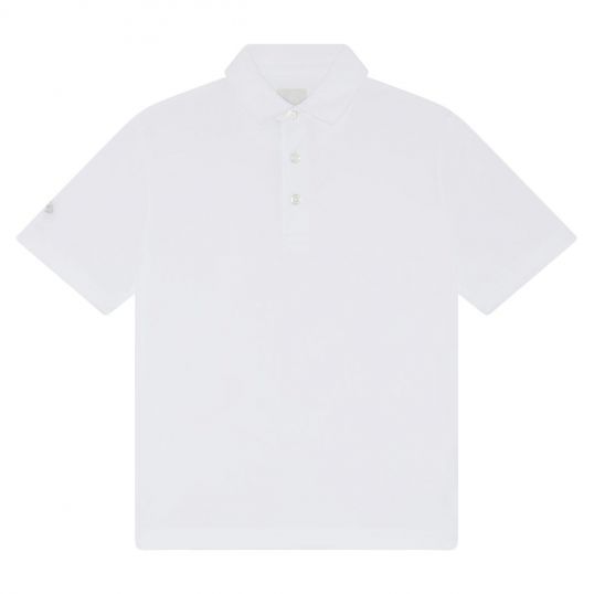 Solid Tournament Junior Polo Bright White