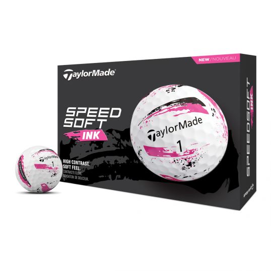 Speedsoft Ink Pink Golf Balls