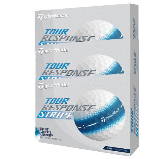 3 Dozen Tour Response Stripe Blue Golf Balls