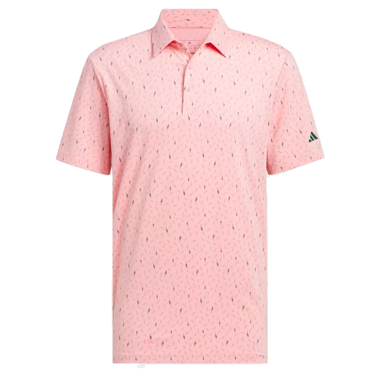 Product Image for Allover Print Polo Grey Semi Pink Spark Mens Small Semi Pink Spark