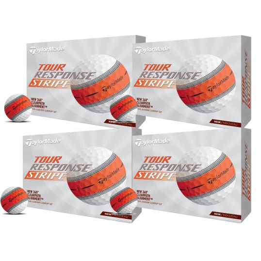 Tour Response Stripe Orange Golf Balls 4 for 3 Offer