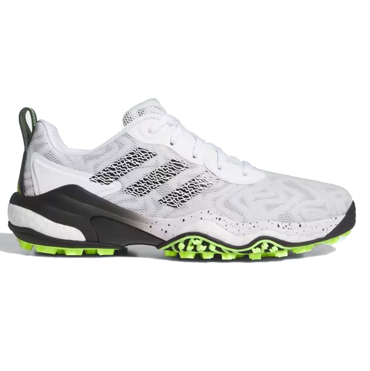 Product Image for ADIDAS Codechaos 25 Mens Golf Shoes White/Black/Lime Mens UK 9 Standard White/Black/Lime