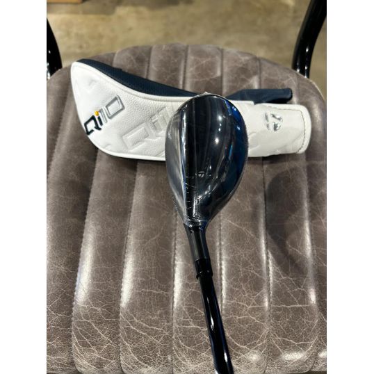 Qi10 Rescue Right 4 Hybrid-22 Degree Fujikura Ventus TR Blue HB Regular Lamkin Crossline 360 Black/Blue (Not Quite Perfect)