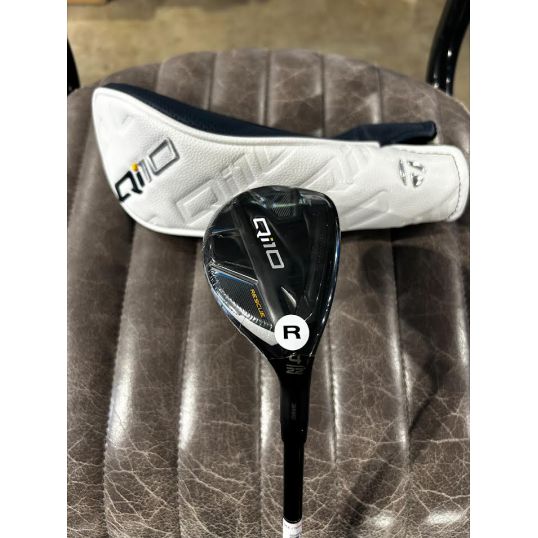 Qi10 Rescue Right 4 Hybrid-22 Degree Fujikura Ventus TR Blue HB Regular Lamkin Crossline 360 Black/Blue (Not Quite Perfect)