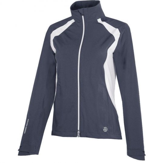 Amy Ladies Waterproof Jacket Navy/White