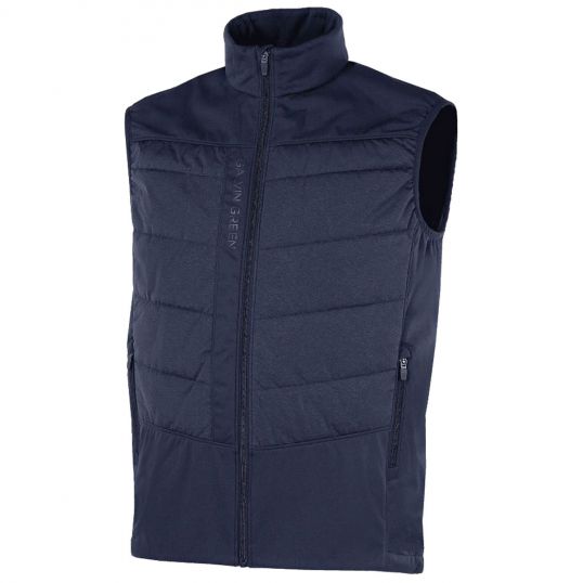 Galvin Green Lauro Mens Windproof Vest Navy Windwear at JamGolf