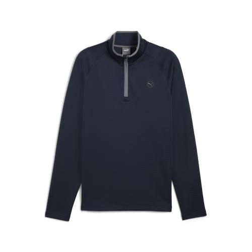 Product Image for Puma Waffle 1/4 Zip Fleece Deep Navy Mens XX Large Deep Navy
