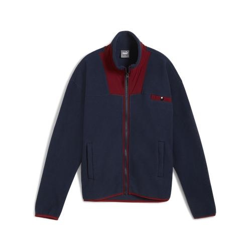 Charley Ladies Full Zip Fleece Navy/Red Ladies Small Navy/Red