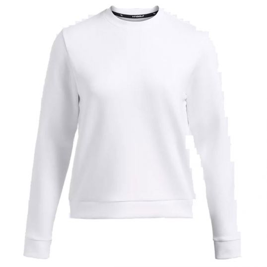 Drive Midlayer Ladies Crew Sweater White