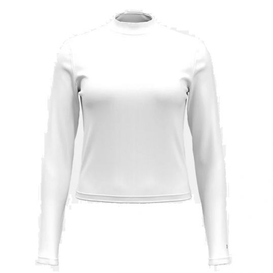 Drive Ladies LS Mock Top White/Grey