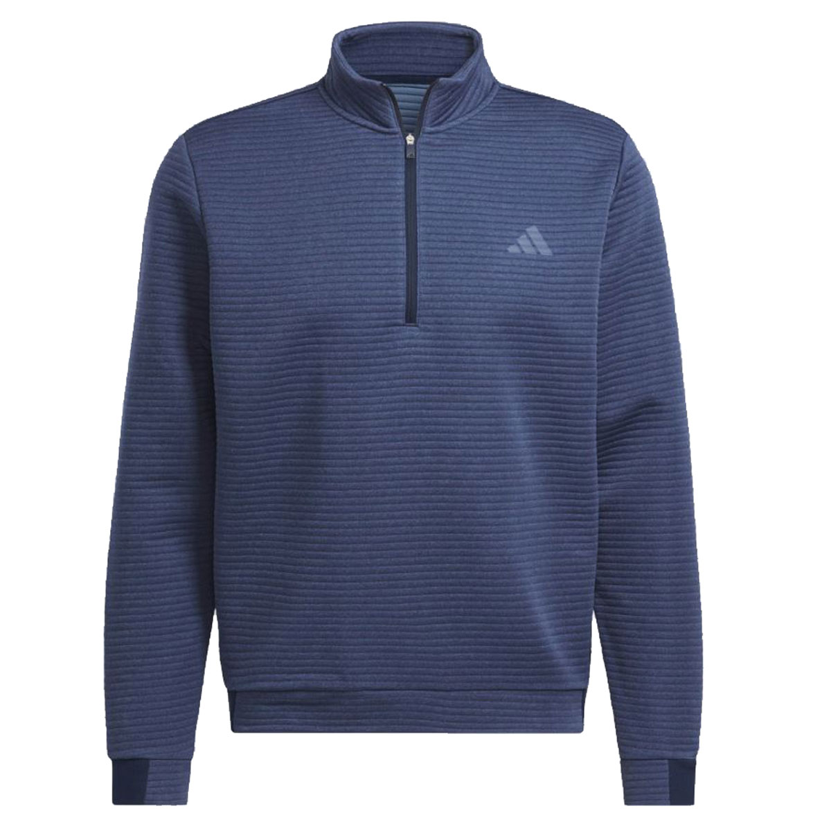 Product Image for ADIDAS DWR Textutred 1/4 Zip Jumper Navy Mens Small Navy