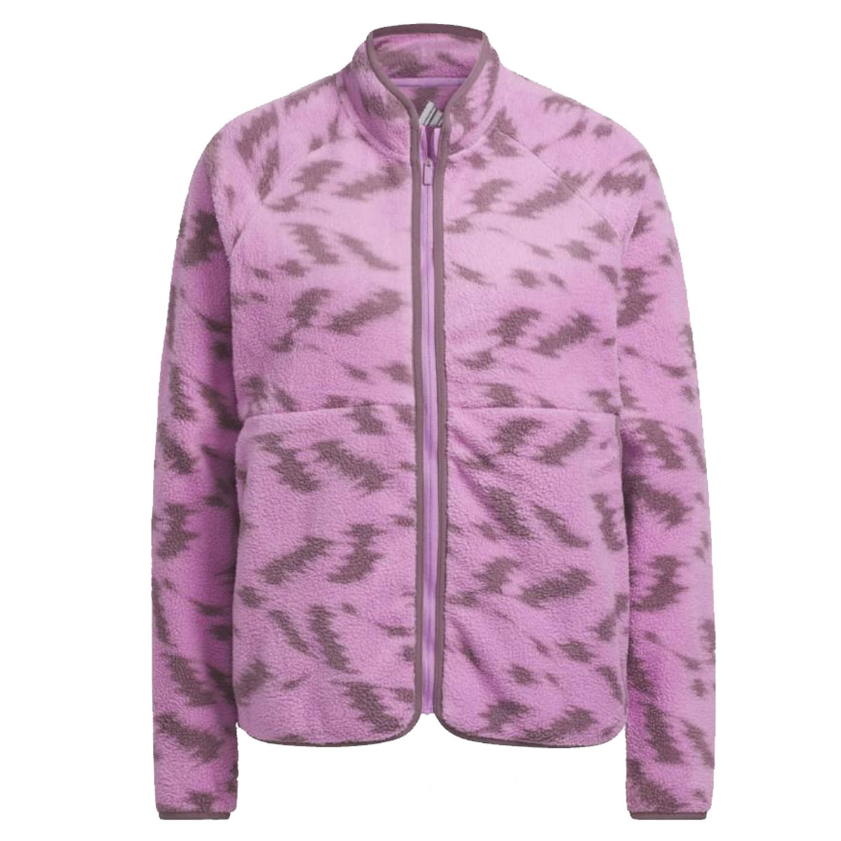 Product Image for Print Fleece Ladies Jacket Purple Ladies Extra Small Purple