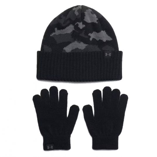 Product Image for Under Armour Junior Beanie/Glove Combo Black