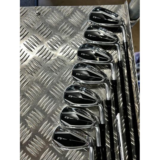 Qi10 Irons Graphite Shafts Right Senior Fujikura Ventus TR Blue 5-PW+SW (Not Quite Perfect)