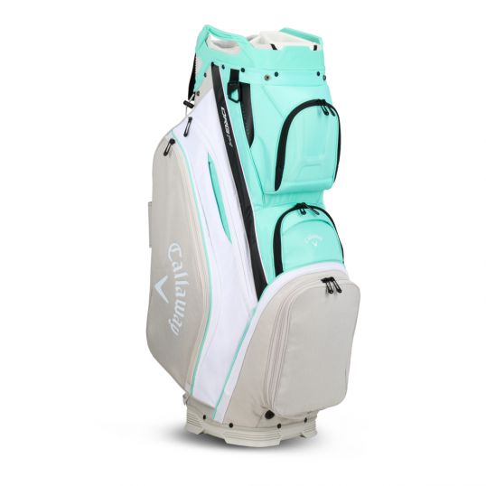 Org 14 Cart Bag Aqua/White/Silver Heather