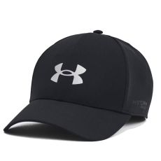 UA Driver Rain Stretch Fit Cap Black