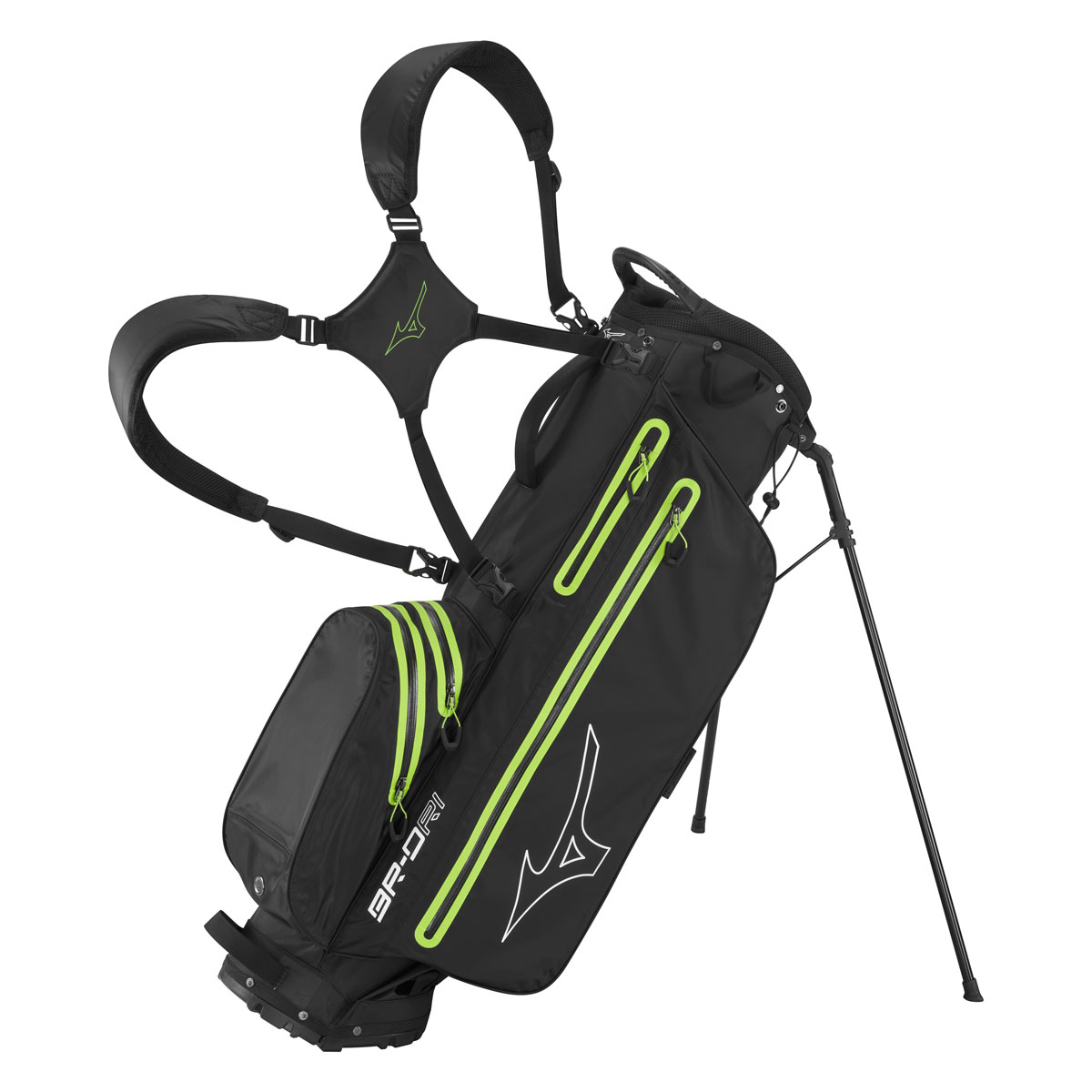 Product Image for Mizuno BR-DRI 25 Stand Bag Black/Green