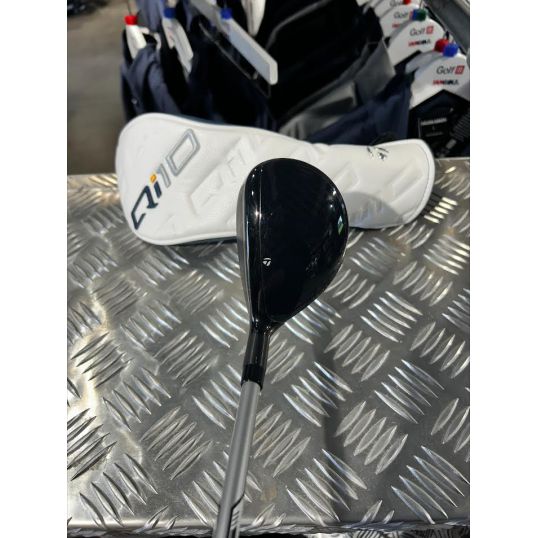 Qi10 Max Womens Rescue Right 4 Hybrid-23 Degree Fujikura Speeder NX TCS 40 Ladies Lamkin ST Soft Grey/White (Used - 4 Star)