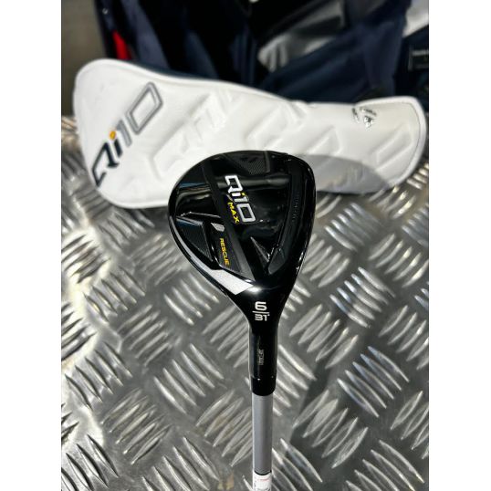 Qi10 Max Womens Rescue Right 6 Hybrid-31 Degree Fujikura Speeder NX TCS 40 Ladies Lamkin ST Soft Grey/White (Used - 4 Star)