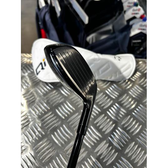 Qi10 Rescue Left 4 Hybrid-22 Degree Fujikura Ventus TR Blue HB Regular Lamkin Crossline 360 Black/Blue (Used - 4 Star)