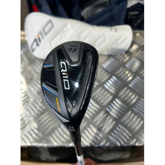 Qi10 Rescue Right 4 Hybrid-22 Degree Fujikura Ventus TR Blue HB Senior Lamkin Crossline 360 Black/Blue (Used - 3 Star)