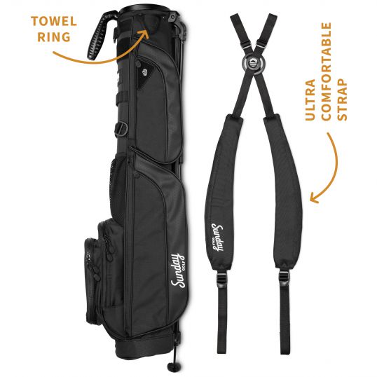 Loma XL Stand Golf Bag Matte Black