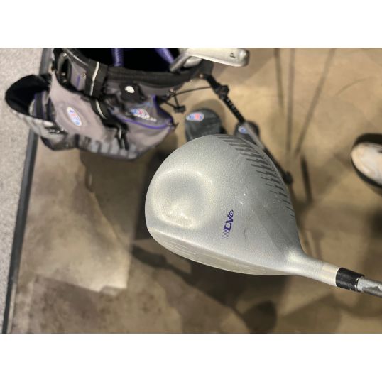 US Kids UltraLight Junior Golf Sets Right 54" Purple 5 Club Stand Bag