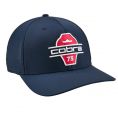 Split Tour Cap Mens Adjustable Club Navy/Strong Red