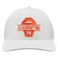 Split Tour Cap Mens Adjustable White Glow/Rickie Orange
