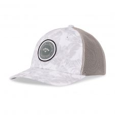 Playing Through Trucker Hat Mens Adjustable White/Tropical