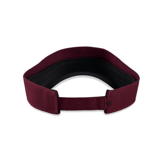 Liquid Metal Golf Visor 2025 Mens Adjustable Red Heather/Black