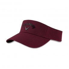 Liquid Metal Golf Visor Mens Adjustable Red Heather/Black
